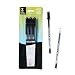 Sakura 37581 3-Piece Gelly Roll Blister Card Medium Point Gel Ink Pen Set, Black
