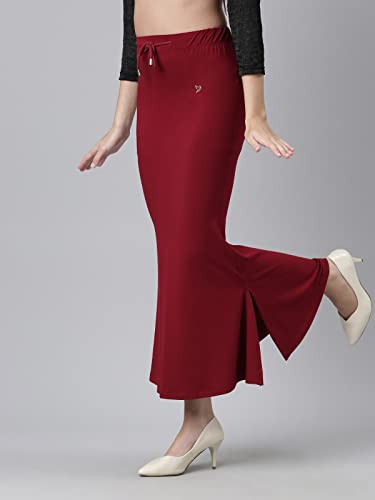 Image of TWIN BIRDS Saree Shapewear for Women | Super Soft Viscose Elastane Saree Petticoat Skirt | Stretchable & Comfortable SareeShaper