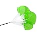 Qtopun 56 Inches Running Speed Training Parachute, Speed Chute Resistance Powerchute Umbrella with Adjustable Strap for Running, Football, Soccer Speed Training (Green)