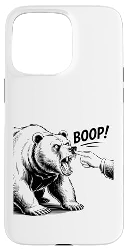 Boop the Angry Bear �f�U�C�� �������D�Ƃ�y���݂̂��߂� �X�}�z�P�[�X iPhone 15 Pro Max �p