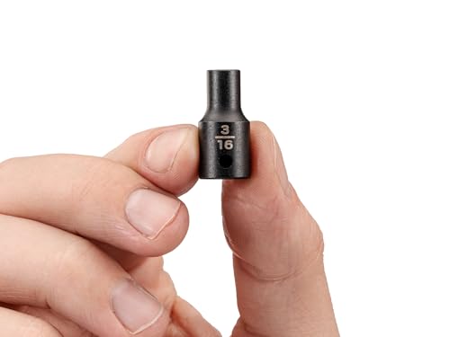 Image of TEKTON 1 /4 Inch Drive x 3 /16 Inch Shallow 6-Point Impact Socket | SID02003