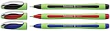 Schneider Xpress Fineliner 0.8mm Porous Point Pen, Black/Red/Blue, Pack of 3 Pens (190093)