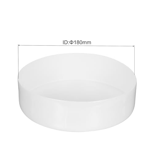 Tubes et poteaux protégés par embout rond caoutchouc 180 mm blanc - 3