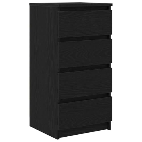 Cómoda con 4 cajones de madera de 37,5 cm de ancho para dormitorio 2