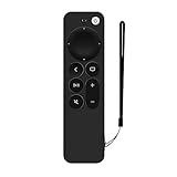 Ravcerol Silikon 2021 New TV 4K Fernbedienung, Anti-Rutsch TV 4K Schutzfernbedienung, Leichte Stoßfeste Full Cover Fernbedienung Silikonhülle Kompatibel für 2021 Apple TV 4K Siri Remote