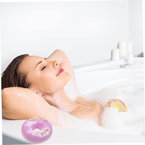 Balacoo 4 Pcs Conjunto De Bola De Sal De Banho Bolas De Banho Em Forma De Bolo Bombas De Banho De Sp