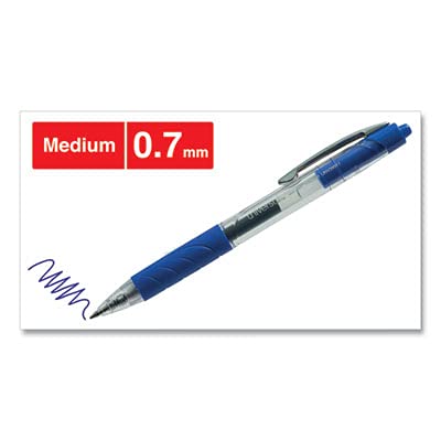 Bolígrafo de gel retráctil Universal comfort grip azul x36 miniatura 4