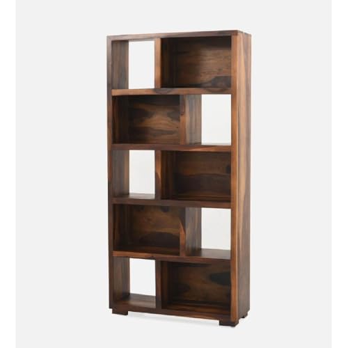 Image of Royaloak Chola Wooden Bookshelf | Ample Storage | Durable and Long Lasting | Modern Design | Sheesham Wood Book Shelf | Shelf with High Bearing Capacity | Bookshelf for Books | Solid Wood Book Shelf