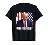 Fight Trump Mugshot USA-Flagge republikanischer
