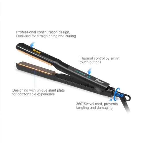 Plancha para pelo Caliber Pro 1 pulgada dual uso miniatura 4