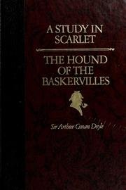 A STUDY IN SCARLET; THE HOUND OF THE BASKERVILLES B001MRWBU2 Book Cover