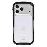 iFace Reflection iPhone 17 Pro Max ケース クリア 強化ガラス (ブラック)【 iphone 17promax ケース アイフォン17プロマックス カバー スマホケース 透明 耐衝撃 ストラップホール付き クリアケース 】