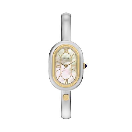 Montre pour femme Fossil Sloan ES5455 en acier argenté de 24 mm