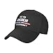 are You American or a Democrat Adjustable Cotton Peaked Cap Available for Men Women Black