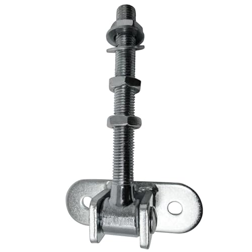 SO-TOOLS® Torangel 190 mm mit Befestigungsplatte M16 verstellbar Konstruktionsband Torband Konstruktionsscharnier