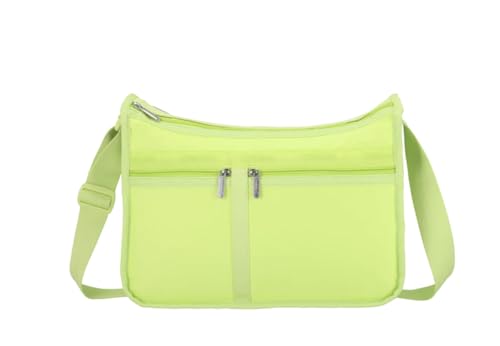 LeSportsac Lime Deluxe Everyday Crossbody Bag + Cosmetic Bag, Style