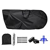 KiBcsLic Bike Transport Bag Carrier Protection Cover Storage Bicycle Travel Case for Trains 27.5inch Bike Car Subways