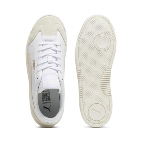 PUMA Women's Club 5v5 Sneaker White-Rosebay Gold, 11