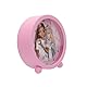 Depesche 13546 TOPModel My BFF - Wecker in Rosa für Kinder, mit Model-Motiv, lautlose Uhr mit Licht-Funktion, inklusive Batterie