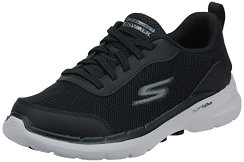 Image of Skechers Go Walk 6 - Bold Knight Black /White 13 D (M)