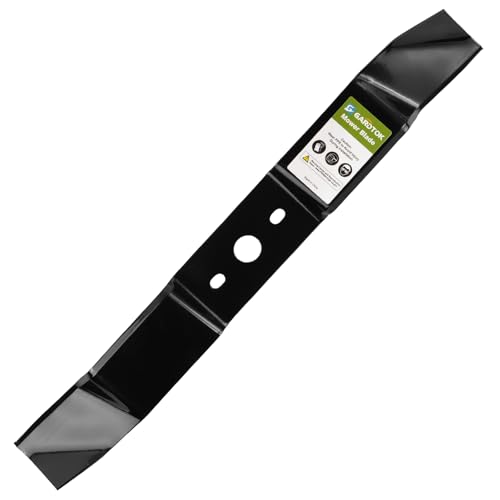 GardTok Mulchmesser 46cm Replacement for AL-KO 440125 Ersatzmesser für Comfort 46 & Premium 470 473 Serie Rundes Zentralloch Passend für 46cm Deck