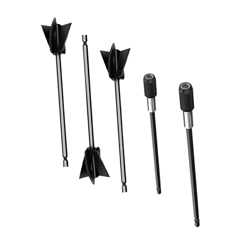 Cabilock Paint Stirrer for Drill Epoxy Mixing Stirrer Long Heavy Duty Paddle Mixer for Electric Drills