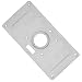 Fafeicy Carpintería de aluminio DIY Router Table Insert Plate & Ring, 235...