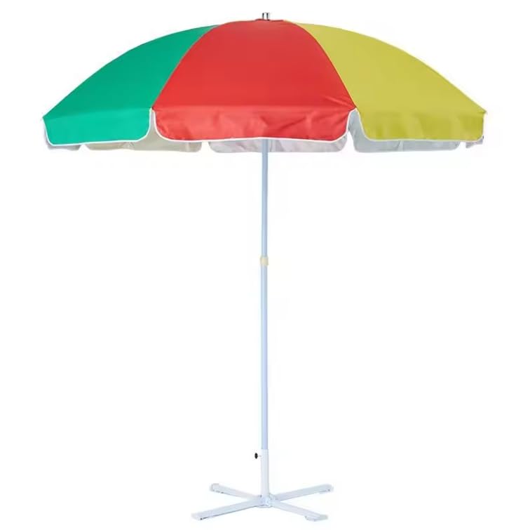 RAINPOPSON Outdoor Garden Umbrella 7FT With Stand Big Size Garden Patio Umbrella C1_36