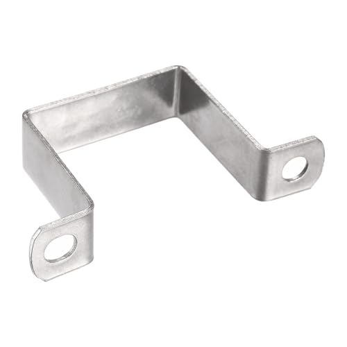 TA-VIGOR 8Pcs U Shaped Connector Bracket, 50mm x 50mm Stainless Steel Bracket Stainless Steel Pipe Clamp - Image 4
