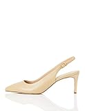  find. Fern-s-sh-1-70 Tacones con Correa Trasera, Beige Desnudo, 39 EU