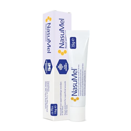 NasuMel Nasal Ointment with Pure Honey for Wounds and Crusts in The Nose Irritated Nasal mucosa- 15 g