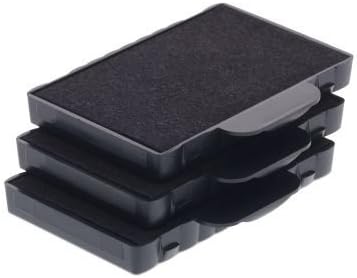 Trodat Replacement Ink Cartridge 6/56 - Pack of 3 Color Black