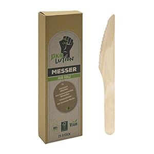 Ökolution 458 Holzmesser Einweg 25 Stück