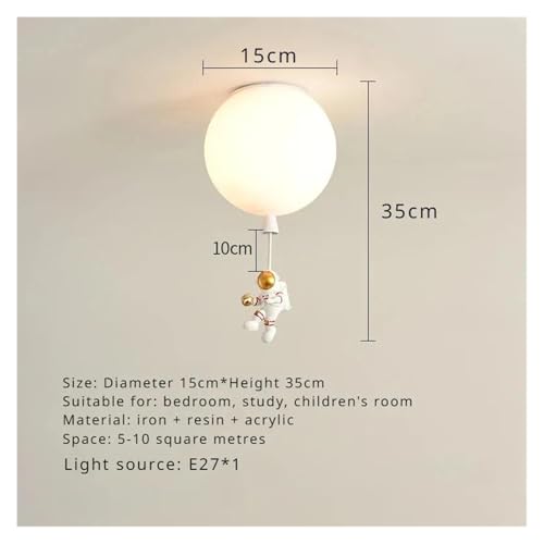 Lustre astronaute ballon en finition design moderne de luxe - 2