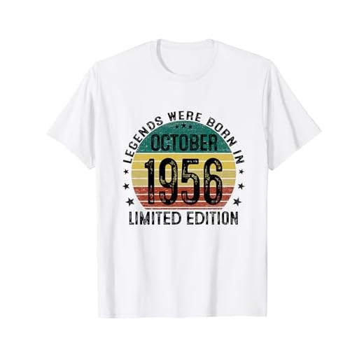 Regalo Hombre 68 Años Las Leyendas Nacen En Octubre 1956 Camiseta