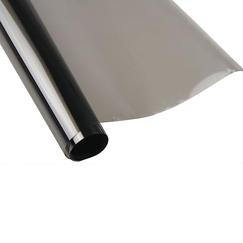 Lamina Solar Coche Homologada Rollo de película tintada for ventana de coche, color negro, 300 cm x 50 cm, for tintado de vidrios de ventanas de automóviles, hogares, protección solar de verano, pelíc