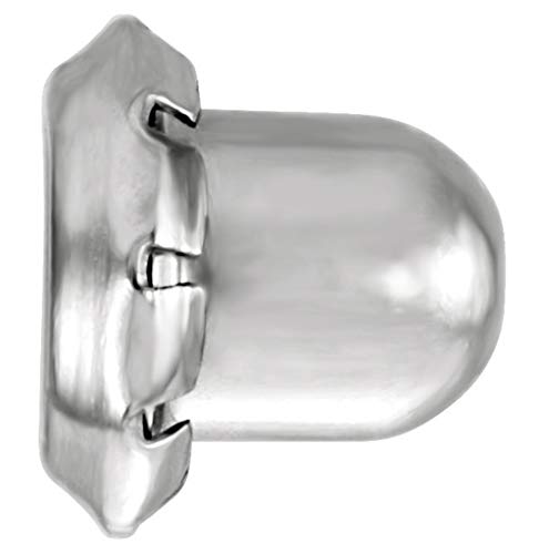 Locking Earring Backs For Studs-Secure Replacement Earring Back in Stainless Steel- Locking Earring Backs Secure for Diamond Studs, Hypoallergenic Replacements Earring Backings for Notched Post
