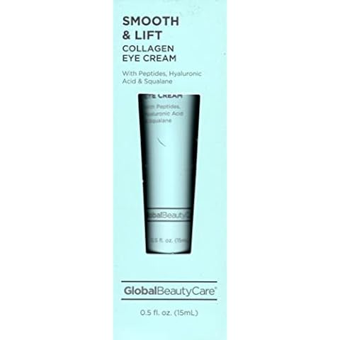 Global Beauty Care Smooth & Lift Collagen Eye Cream with Peptides, Hyaluronic Acid & Squalane 0.5fl oz Cover