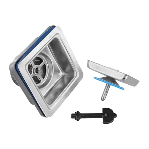 Colador cuadrado para cocina de acero inoxidable 110 mm miniatura 2