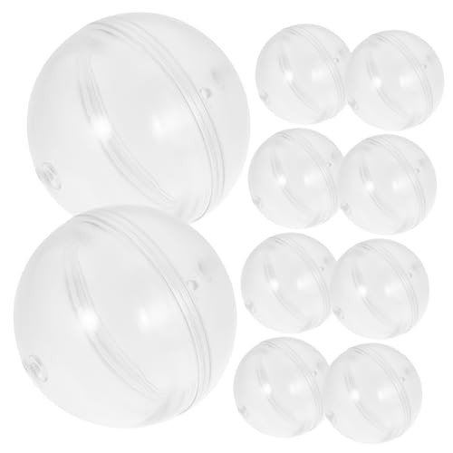 FOYTOKI Plastic Vending Machine Capsules Multi-purpose Twisted Balls Boys and Girls Toy Refills Fillable Easter Eggs