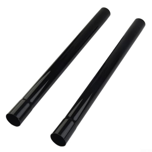 Varitas de extensión para aspiradora de 35 mm, tubo de plástico ABS para tubos de repuesto de aspiradora, 17.72 pulgadas, juego de 2 unidades