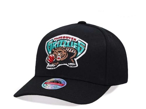 Mitchell & Ness Vancouver Grizzlies Hardwood Classic Red Flex Update Snapback Casquette, Noir , taille unique