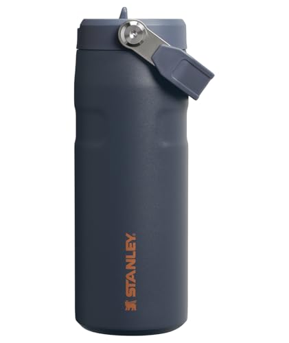 Image of Stanley IceFlow Flip Straw 2.0 Water Bottle 16 OZ | Built-In Straw with Larger Opening | Lightweight & Leak-Resistant | Insulated Stainless Steel | BPA-Free | Twilight