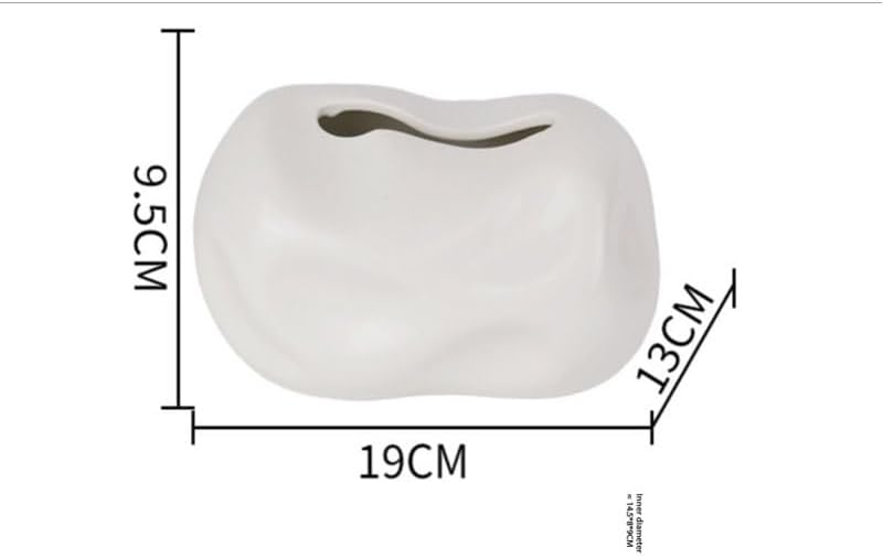 Creamy Tissue Box Ceramic Living Room Household Use Desktop Decoration Item Napkin Drawer Storage(Silent Yellow)