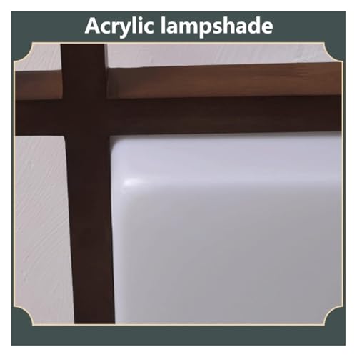 Plafonnier carré LED dimmable pour entrée et balcon moderne - 5