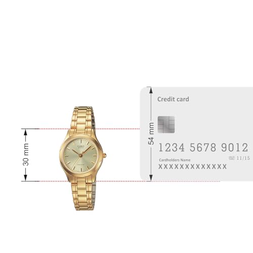Image of Casio Enticer Ladies Analog Gold Dial Women LTP-1275G-9ADF (A2276)