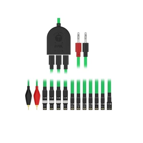 DIYPHONE PW02 Power Cable for iPhone 7-16 Pro Max,Android Phone Power Boot Control Cable Phone Motherboard Activation Boot Cable with 3 Type-C Interfaces Efficient Detection