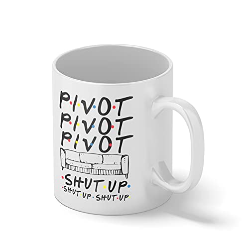 Friends Sitcom Series Sofa Pivot Shut Up Bianco