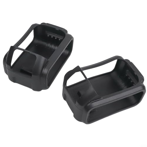 2 fundas protectoras de silicona negra para batería de herramientas de 20 V 4.0 5.0, anticaídas, resistente a los golpes