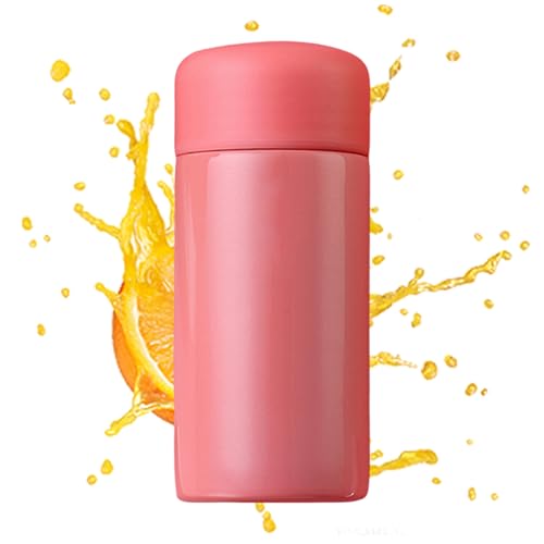 Botella aislada al vacío, 150 ml, vaso térmico con filtro de té integrado y aislamiento al vacío, vaso aislante a prueba de fugas, recipiente ligero para exteriores para camping, senderismo, escuela y